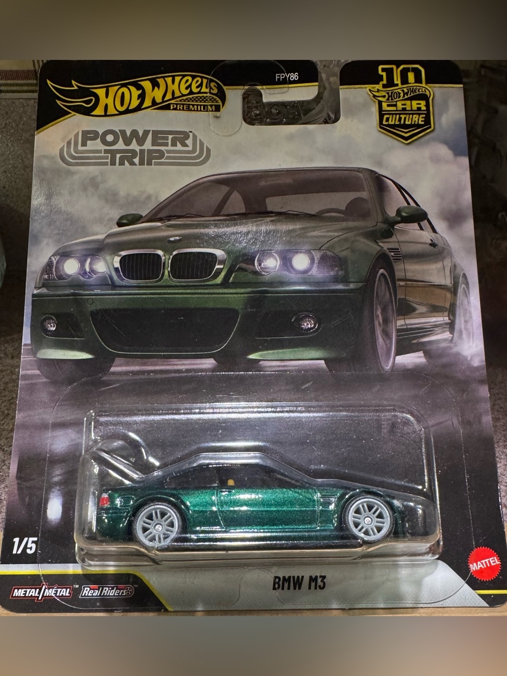 Hot Wheels BMW M3 Toy Car - Metallic Green